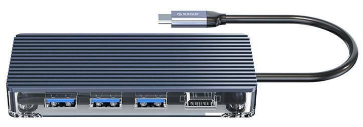 Type-C 8-In-1 Hub for Ultimate Connectivity and Expansion