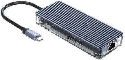Type-C 8-In-1 Hub for Ultimate Connectivity and Expansion