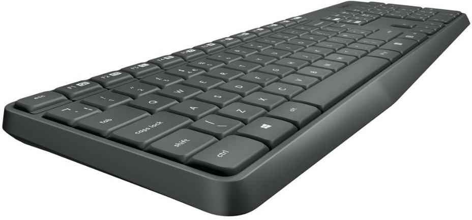 Logitech MK235 Wireless Keyboard and Mouse Combo – Durable, Long Battery Life, Full-Size Set