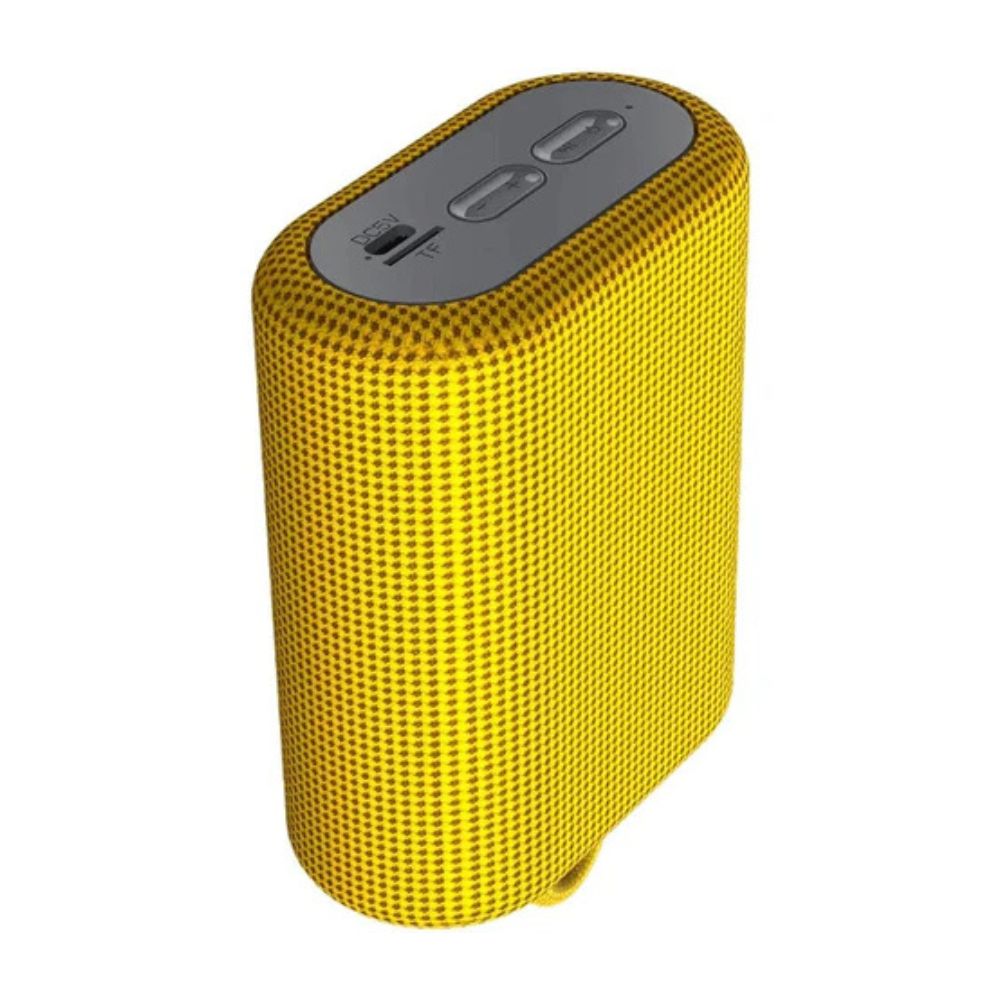 Canyon BSP-4 Yellow Bluetooth Speaker (CNE-CBTSP4Y) – 5W Portable Wireless with Battery, yellow fabric unit