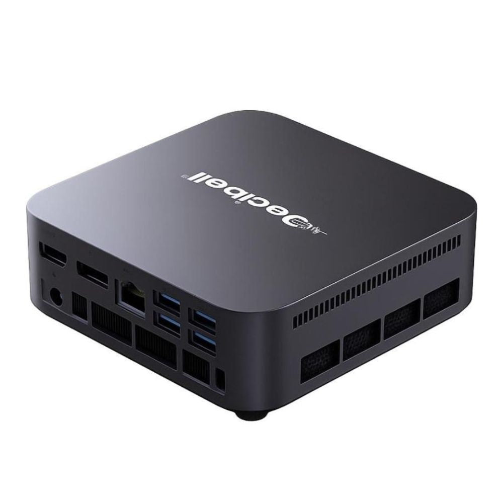 Decibell MINI PC R7 | 16GB RAM, 512GB SSD, Windows 11 Pro – Compact Powerhouse for Home — sleek mini PC, multiple ports