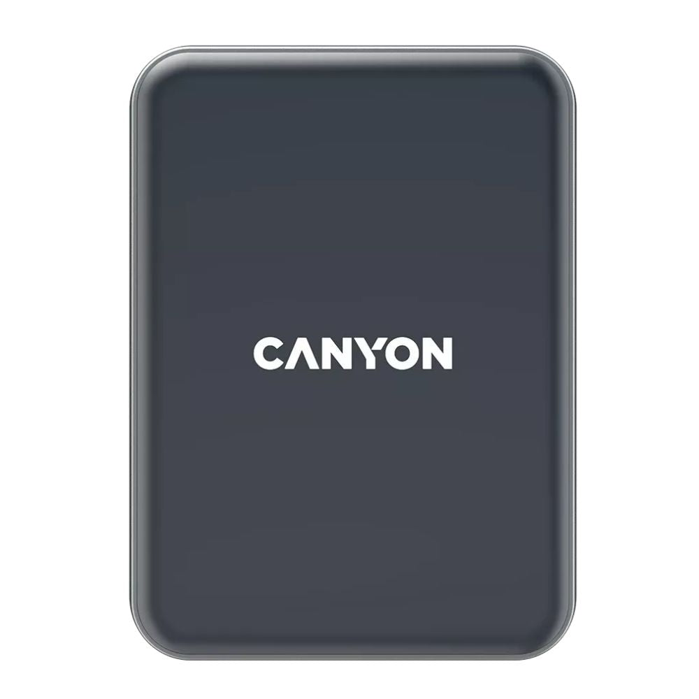 CANYON CH-15 Car Holder black MegaFix C-15 wireless charger 15W fast charging USB-C with CANYON logo