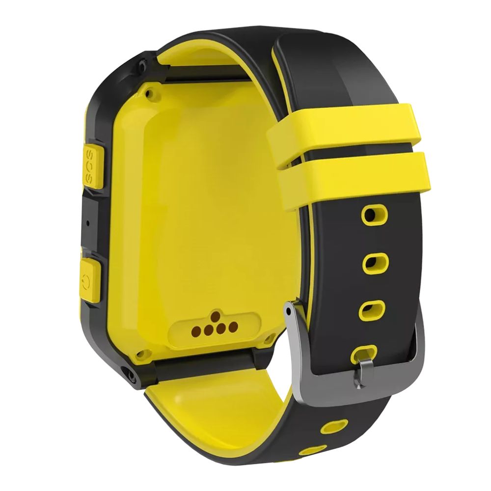 CANYON Cindy KW-41 4G Kids Smart Watch – GPS, Camera, Music, SOS, Video Call – Yellow/Black back view