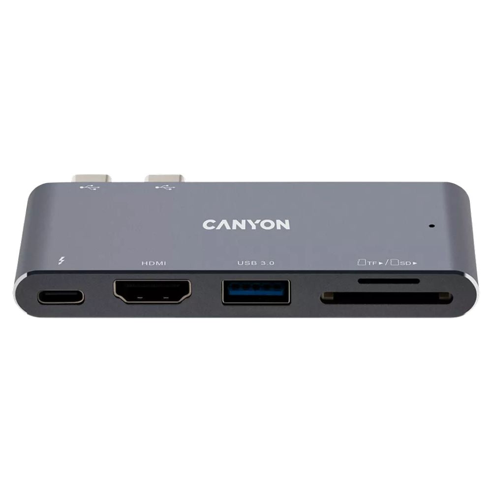 Canyon Thunderbolt 3 Docking Station 5-in-1 DS-5 – High-Speed USB-C Hub with 4K HDMI, PD, SD & USB 3.0