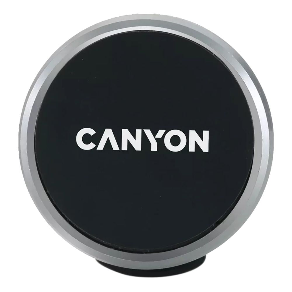 Canyon CH-4 Magnetic Car Phone Holder – Air Vent Mount with Quick-Release Button, black front with CANYON logo