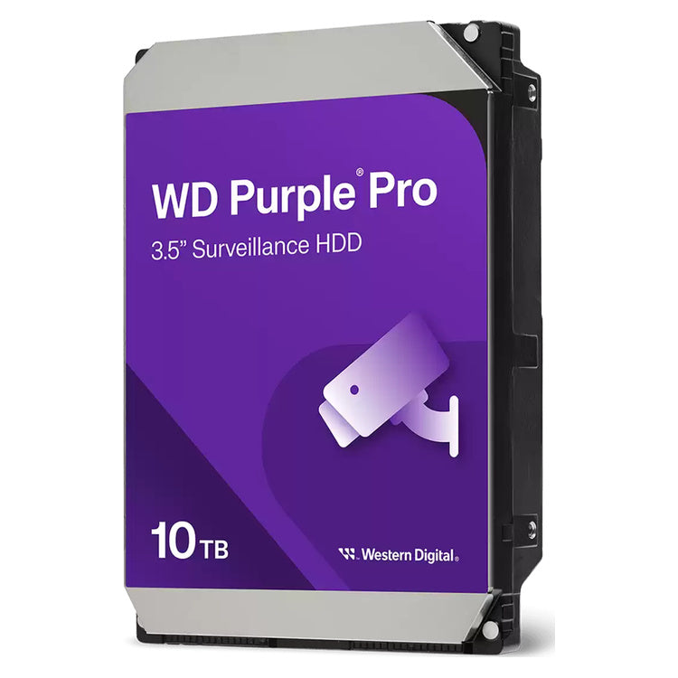 WD Purple Pro Smart Video 10TB 3.5" SATA Internal HDD (WD102PURP) – full product view