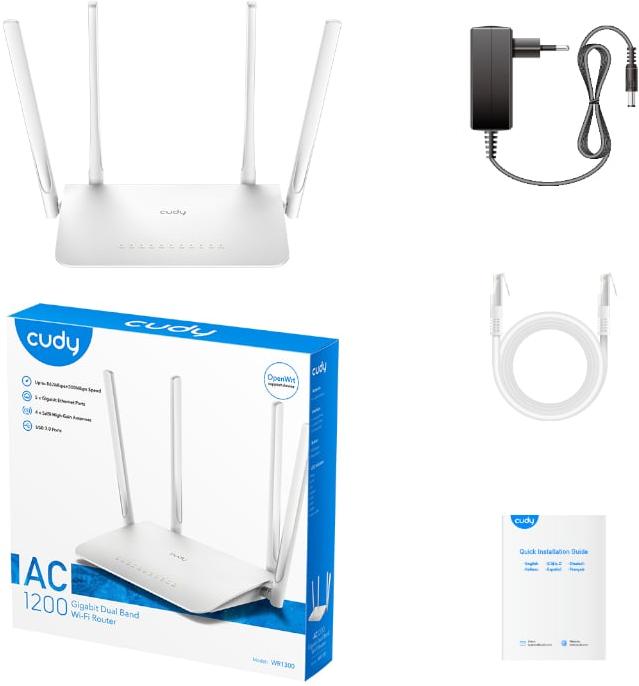 Cudy AC1200 Gigabit Wi-Fi Mesh Router
