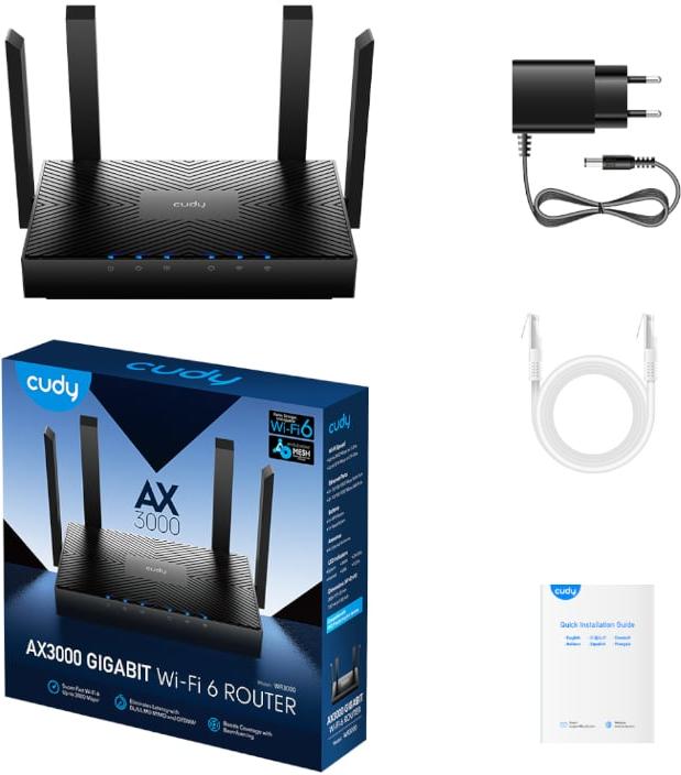 Cudy AX3000 Gigabit Wi-Fi 6 Mesh Router