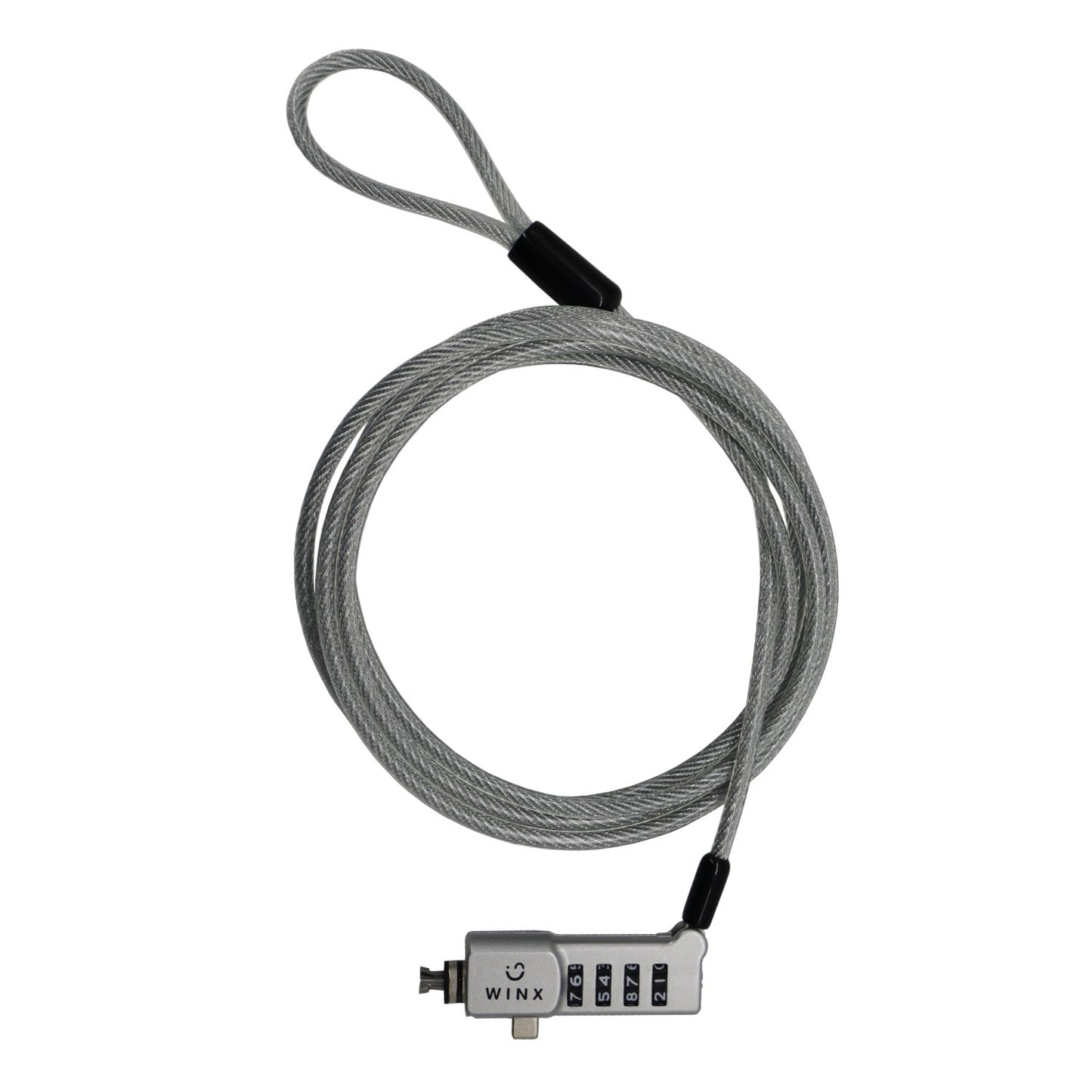 WINX Secure Max Universal Code Cable Lock – Anti-Theft Protection for Laptops, perfect for securing your device on the go.