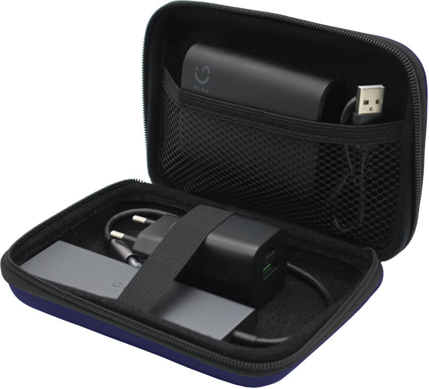 Winx Go Rugged Hardshell Protective Carry Case - Blue