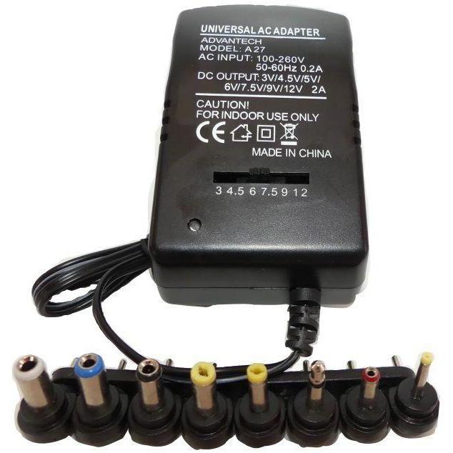 AC/DC 1.5V-12V 12W - 2 AMP