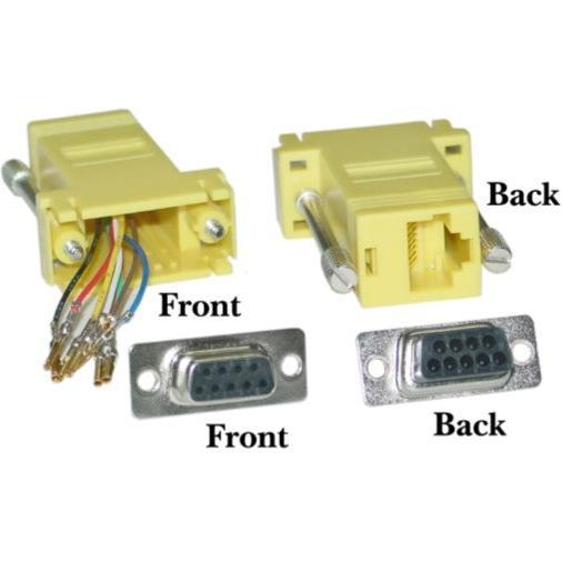 RS232 9PIN FEMALE SERIAL TO RJ45 CONVERT