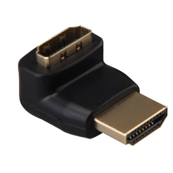 HDMI (M) TO HDMI (F) 90 DEGREE