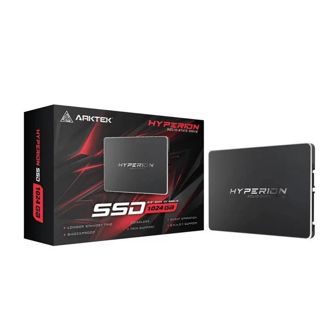Upgrade your storage with the Arktek 1 TB 2.5″ SATA III Internal SSD | 6 Gb/s | Fast Boot for faster performance.
