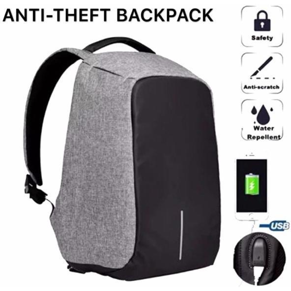 The Anti-theft laptop backpack offers you heaps of storage space for your belongings, and hidden storage for keeping your valuables safe. Connect a power bank to the integrated USB cable and charge your phone and other devices on the go.