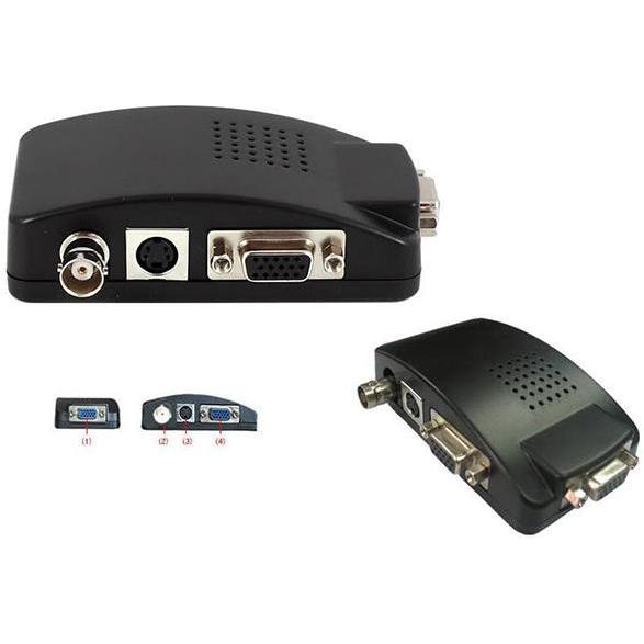 BNC + SVIDEO TO VGA