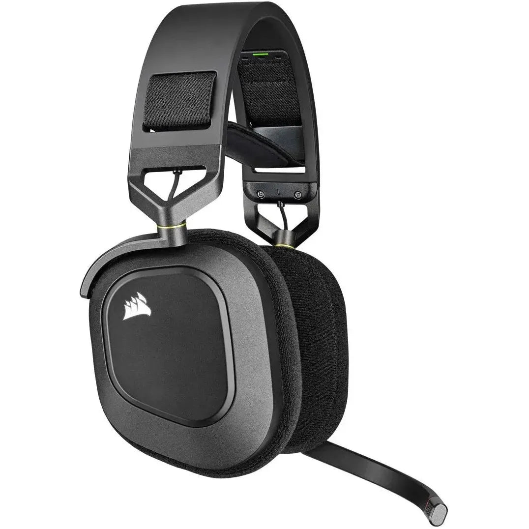 HS80 RGB WIRELESS Premium Carbon Headset; Spatial Audio; 50mm Audio Drivers; Omni-directional Microphone - PC/ Mac/ PlayStation