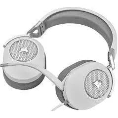 HS65 Premium White Headset; 50mm Audio Drivers; Omnidirectional Mic - Console Ready.