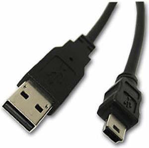 USB A MALE TO MINI B MALE CABLE