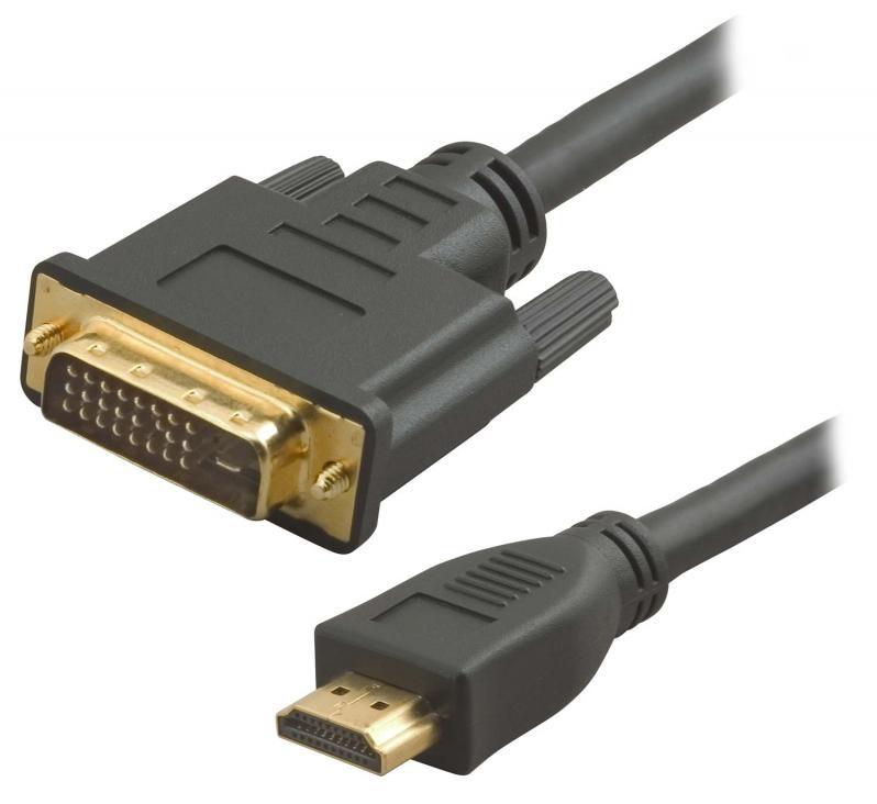 HDMI (M) TO DVI-D (M) 3.0M - 2 PACK