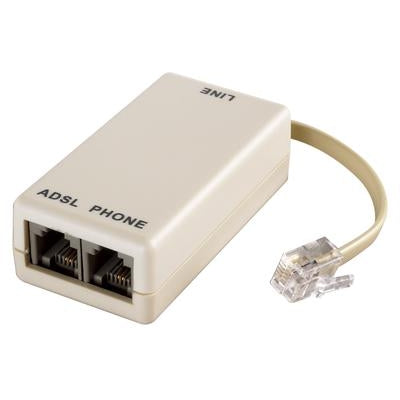 RJ11 MALE TO PHONE FEMALE + ADSL FEMALE