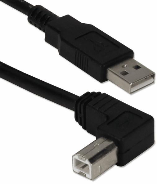 RIGHT ANGLE USB 2 TO TYPE B