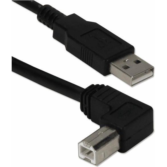 RIGHT ANGLE USB 2 TO TYPE B