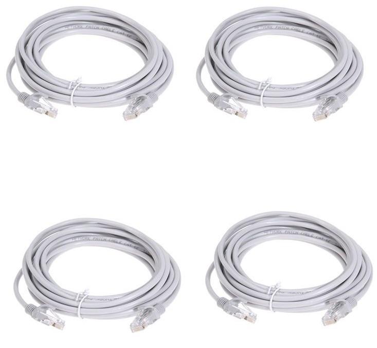 B: CAT5E 20M 4 PACK (GREY)