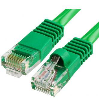 Microworld Cat5E 1M Green Ethernet Cable - High-Speed Networking Solution