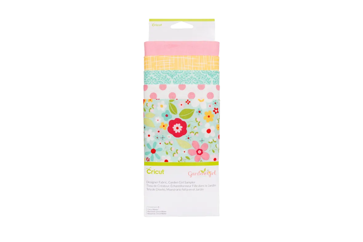 2004216 - Cricut Designer Fabric Sampler Garden Girl 30x66cm
