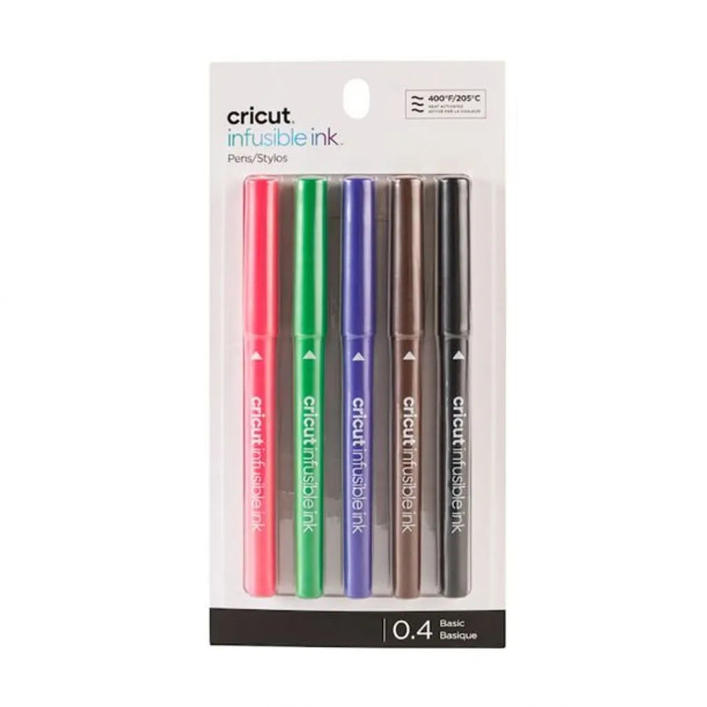 2006257 - Cricut Explore/Maker Infusible Ink Fine Point Pen Set 5-pack (Basics) 0.4mm