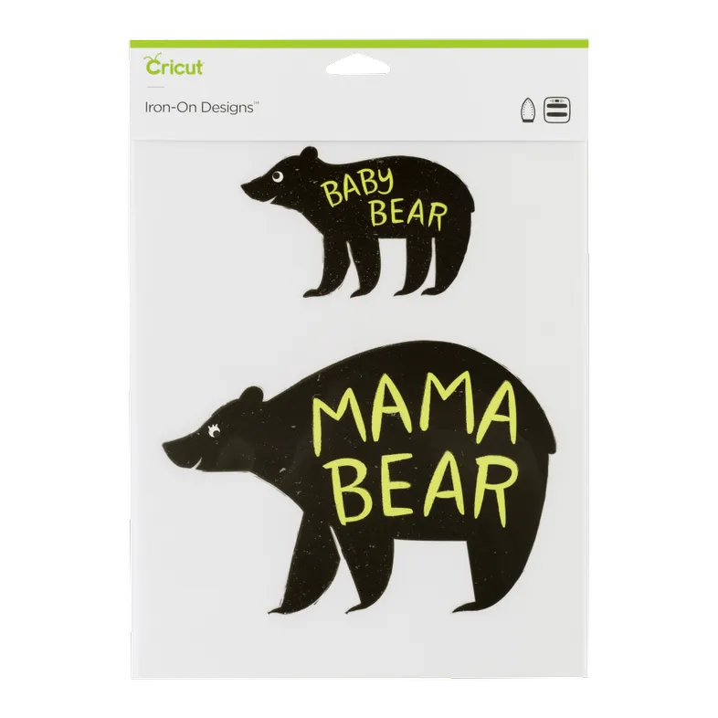 2004823 - Cricut Iron On Designs Mama Baby Bear 21.5x30cm