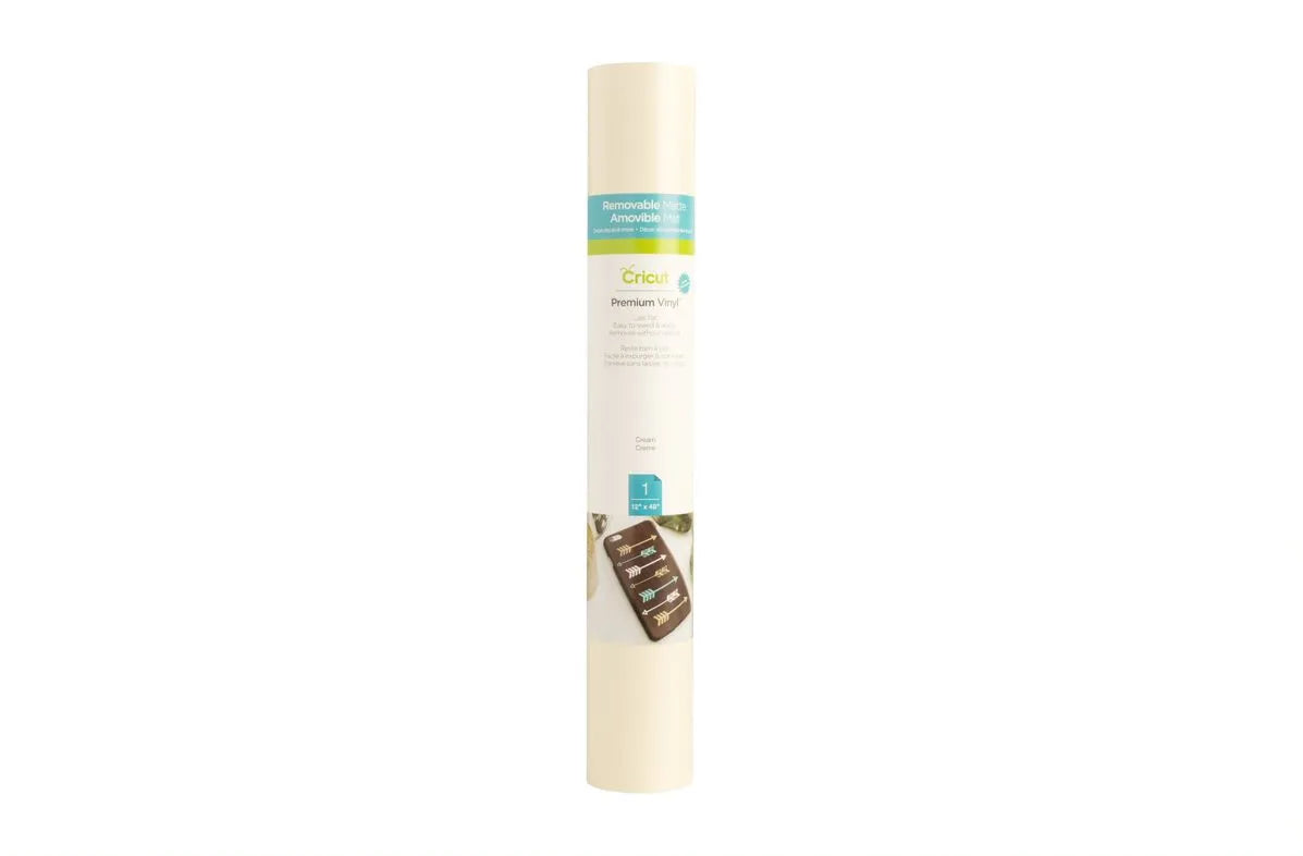 2004306 - Cricut Premium Vinyl Removable 30x120cm (Cream)