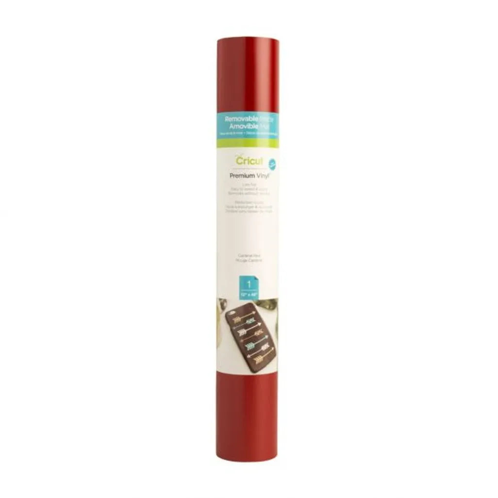 2004311 - Cricut Premium Vinyl Removable 30.5x122cm (Cardinal Red)