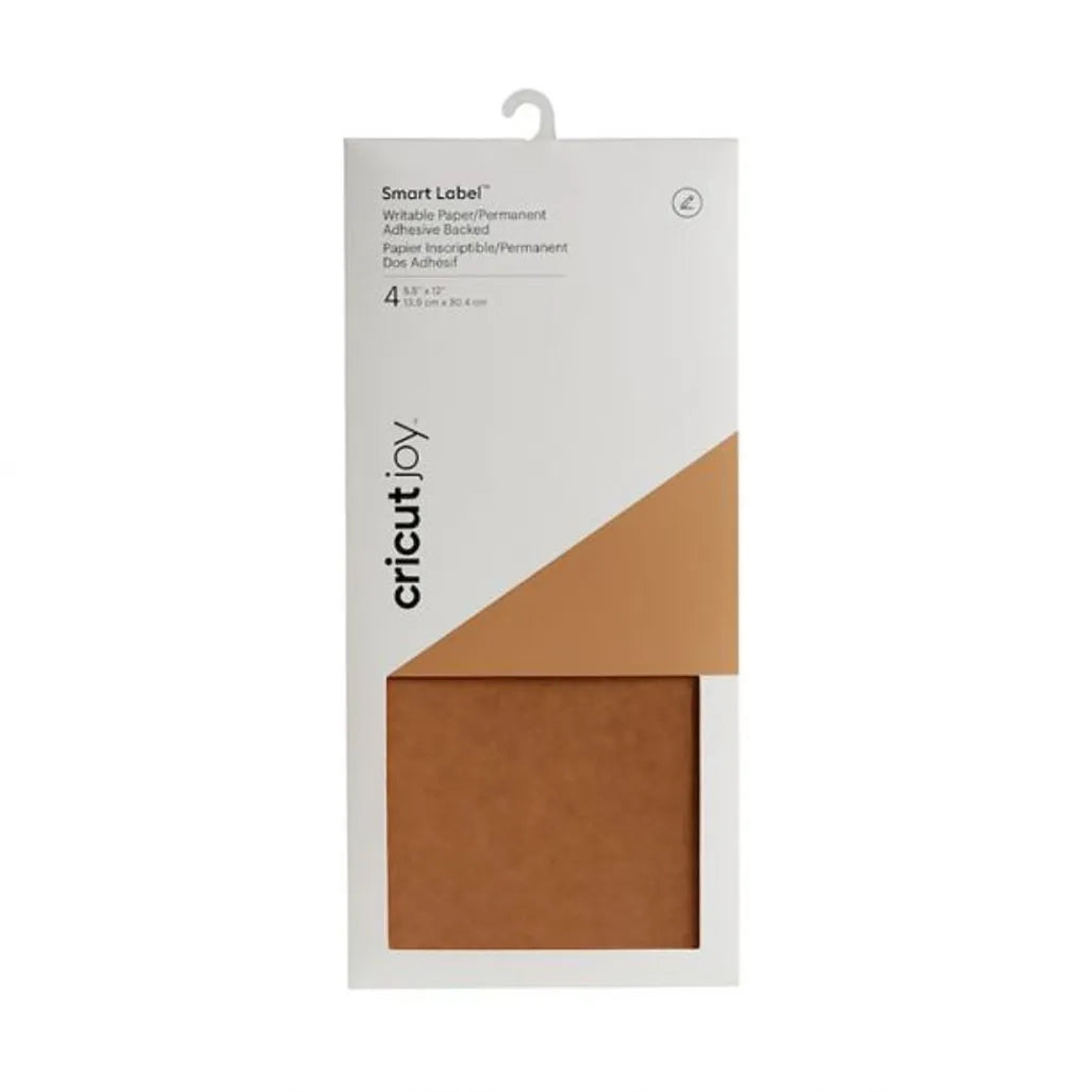 2007361 - Cricut Joy Smart Labels 14x30cm 4-pack (Kraft Brown)