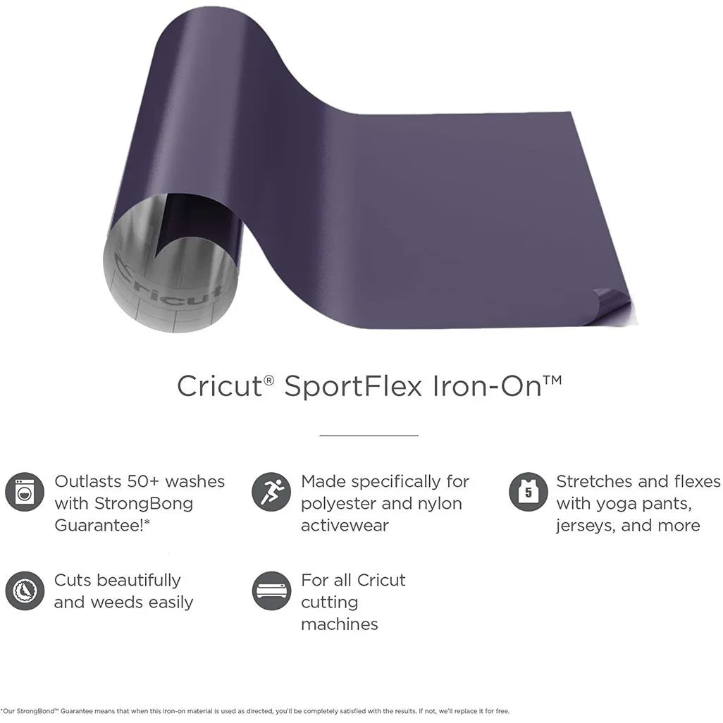 2004432 - Cricut Sportflex Iron-On 29x60cm (Indigo)