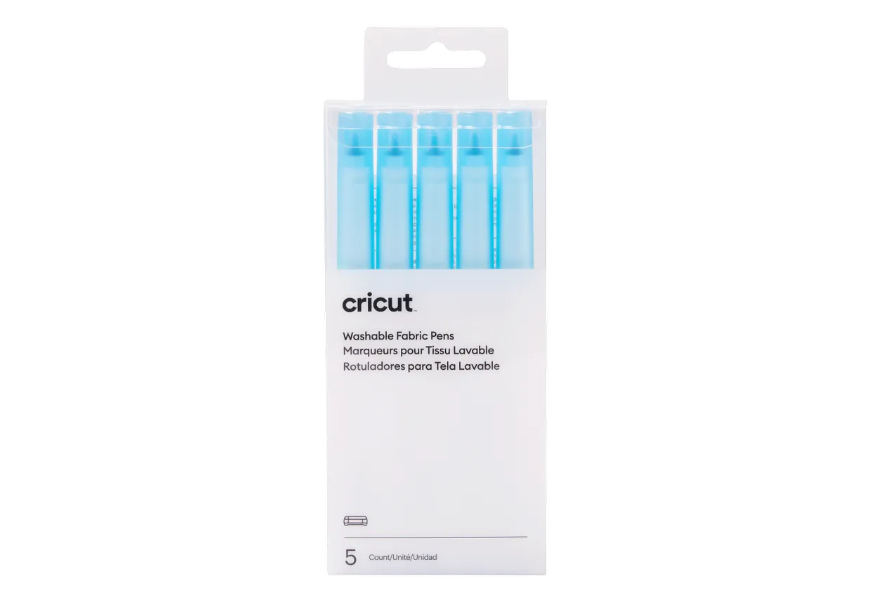 2004846 - Cricut Washable Fabric Pen Blue 1.0mm (5Pc)