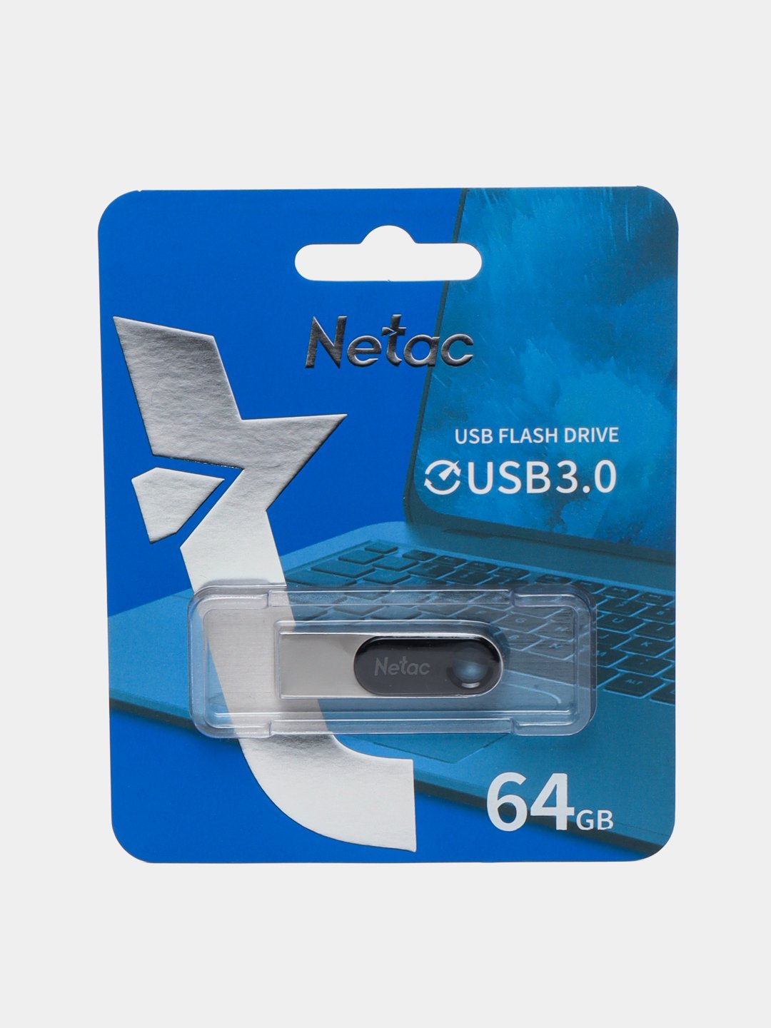 NETAC 64GB USB 3.0 Flash Drive – High-Speed Thumb Drive for fast data transfer and reliable storage solutions.