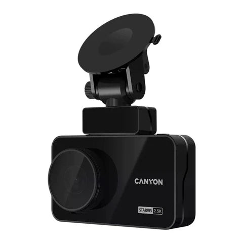 Canyon CND‑DVR25GPS 5MP Dash Cam – 3" IPS Touchscreen, 2.5K @60fps, GPS