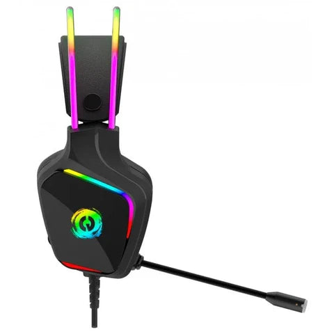Canyon Store: Canyon Darkless GH‑9A Wired RGB Gaming Headset – 50 mm Drivers, 2 m Cable, Volume Wheel