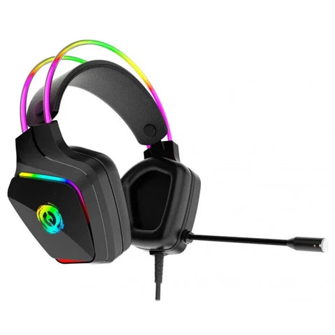 Canyon Store: Canyon Darkless GH‑9A Wired RGB Gaming Headset – 50 mm Drivers, 2 m Cable, Volume Wheel