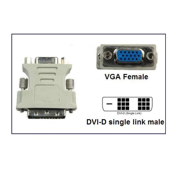 DVI-D SINGLE LINK 18+1 TO VGA