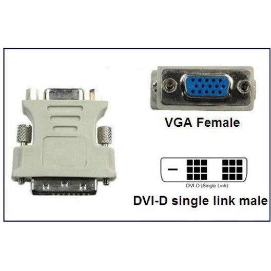 DVI-D SINGLE LINK 18+1 TO VGA