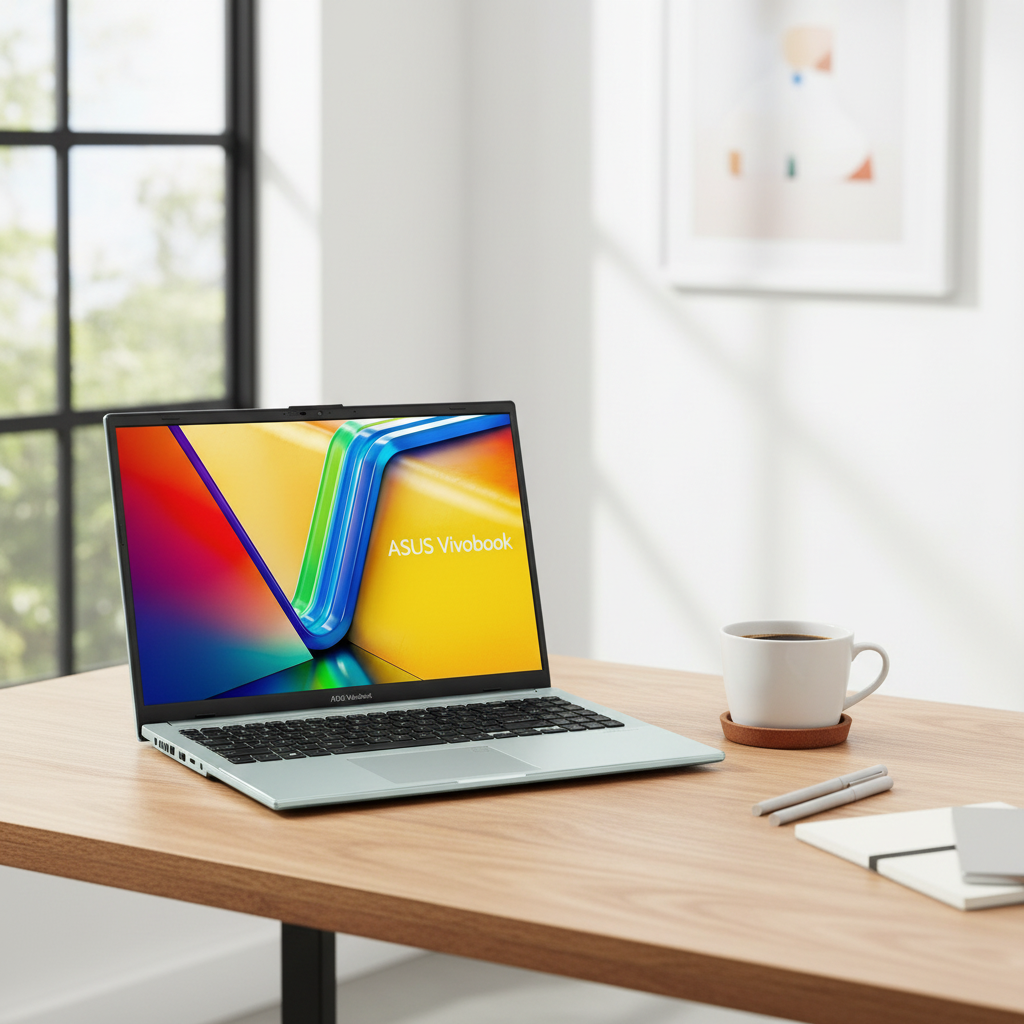 ASUS Vivobook Go 15 E1504FA Laptop – Ryzen 3 7320U, 8GB, 256GB SSD, 15.6" FHD, Windows 11