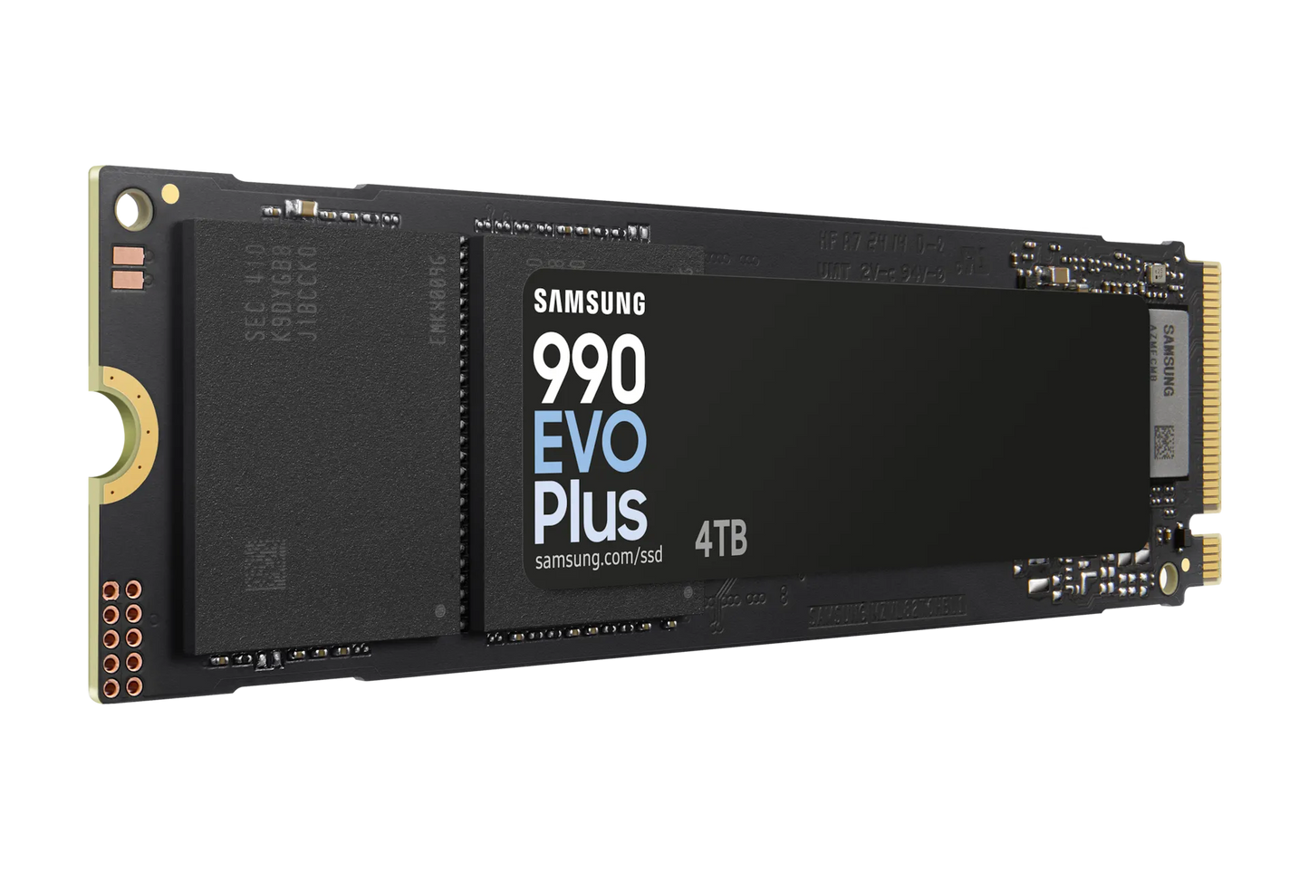 SAMSUNG MZ-V9S4T0BW 990 EVO Plus 4TB NVMe SSD - Read Speed up to 7250 MB/s; Write Speed to up 6300 MB/s; Random Read up to 1 050