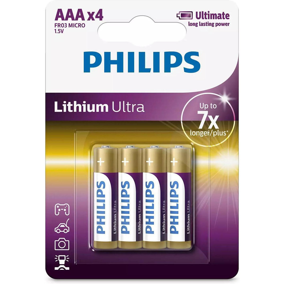 PHILIPS LITHIUM ULTRA AAA 4-BLISTER