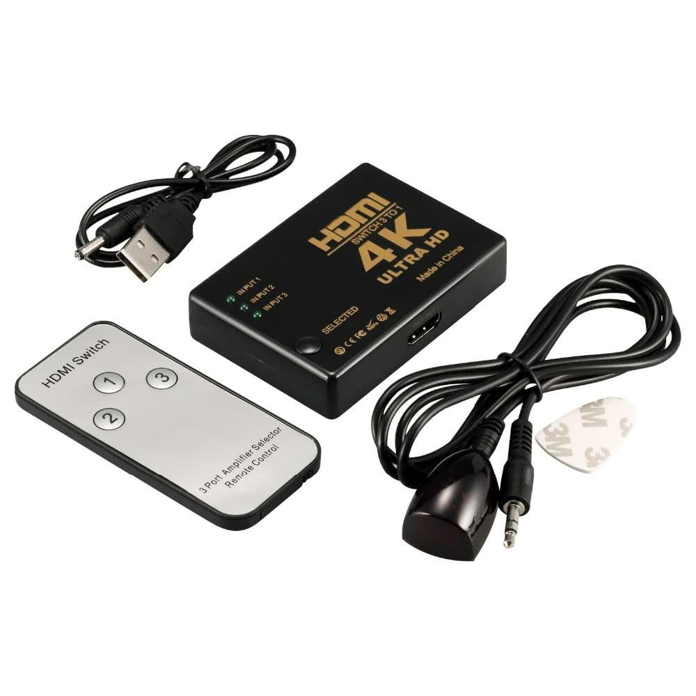3 PORT HDMI SWITCH WITH IR