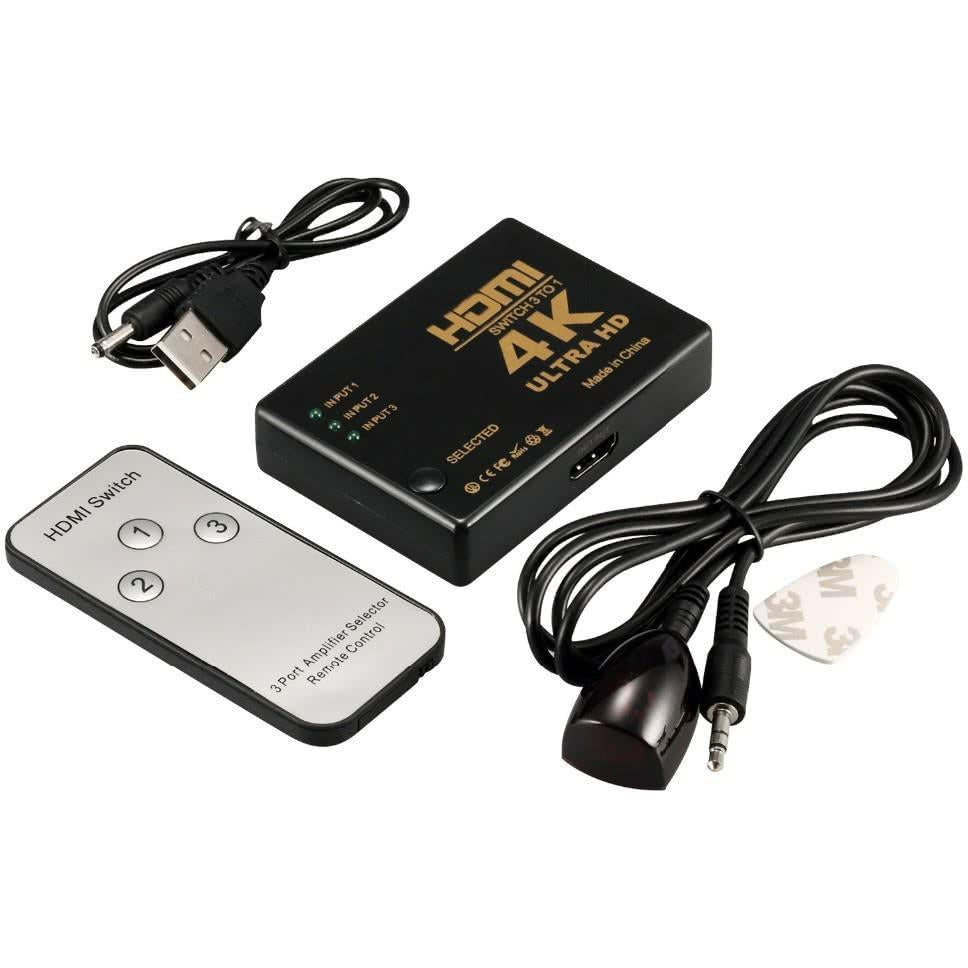 3 PORT HDMI SWITCH WITH IR