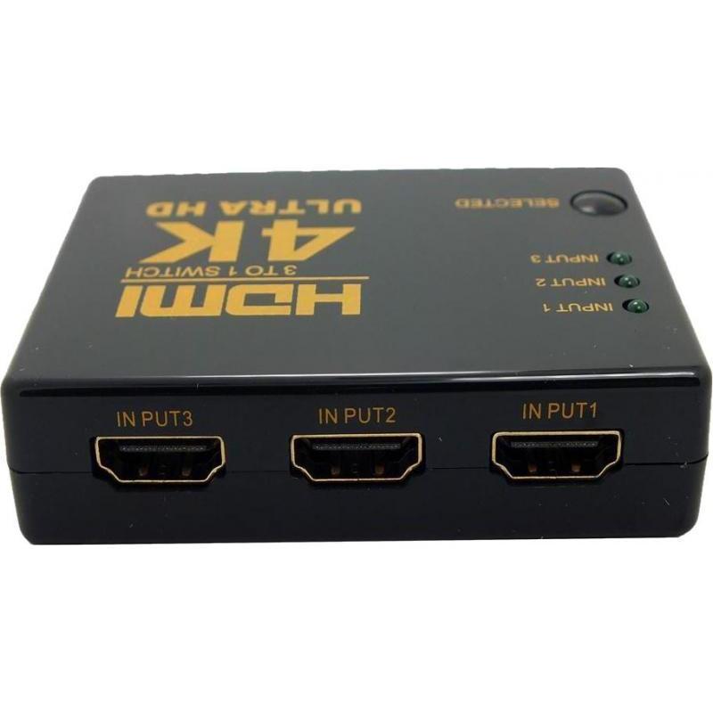 3PORT HDMI SWITCH 4K