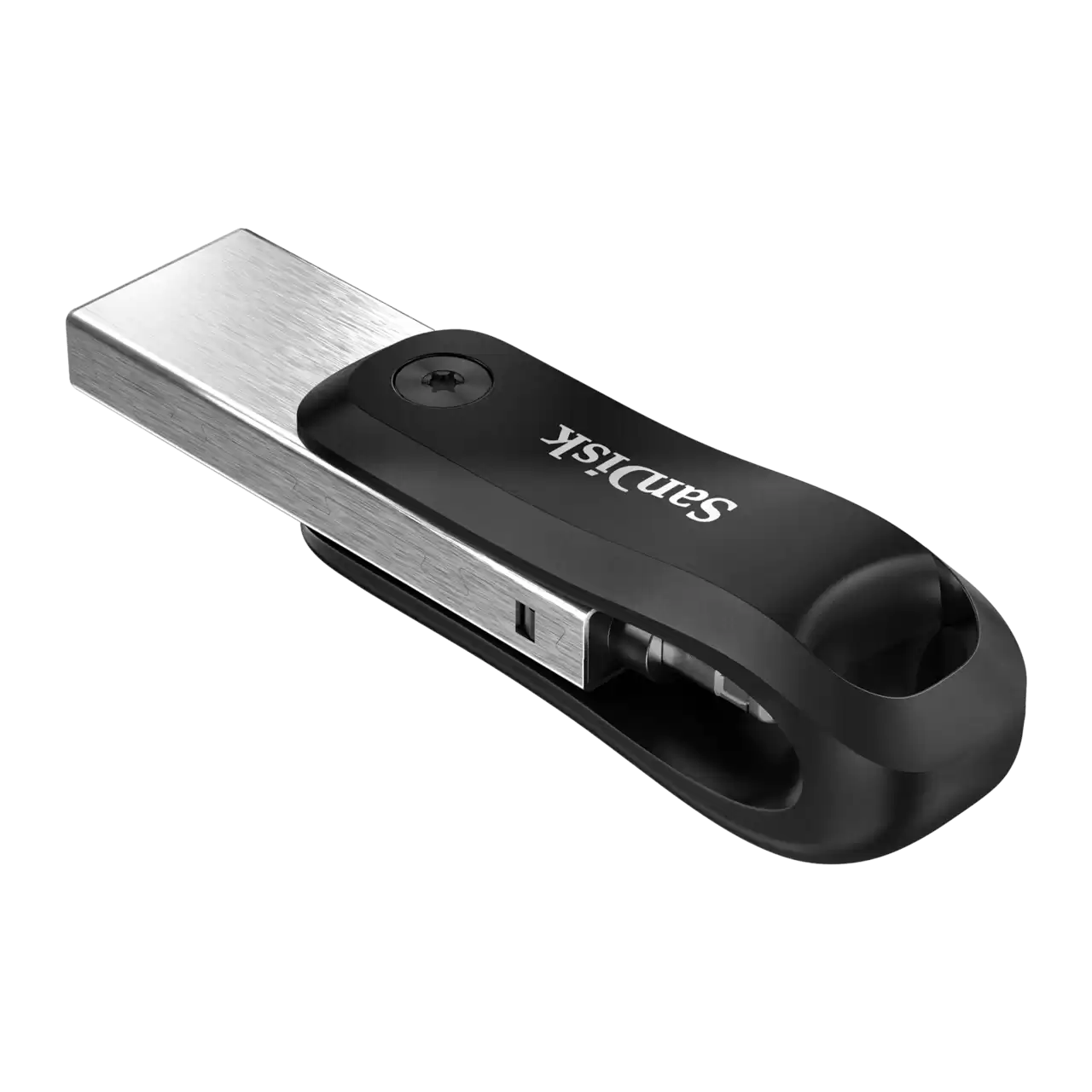 SanDisk iXpand Flash Drive Go 128GB – Lightning dual USB 3.0 for iPhone, iPad, and computers